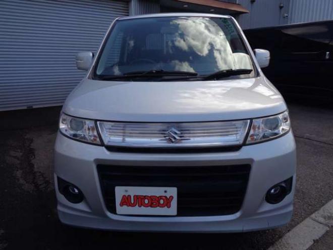 ワゴンRスティングレー T 4WD　ターボ　キーフリー　ローダウン　エアロ　車検整備付 660