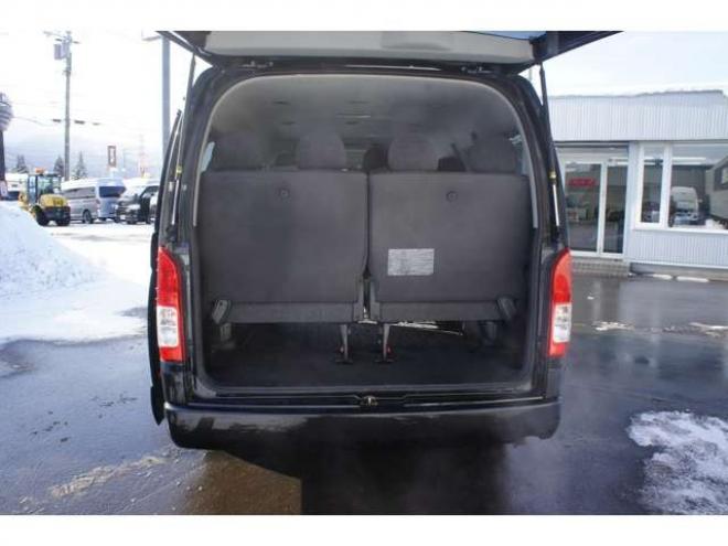 ハイエース2.7 GL ロング ミドルルーフ 4WD　社外メモリーナビTV　バックカメラ　ワークエクストラップ17インチアルミ　415コブラフロントスポイラー　パワースライドドア　LEDヘッドライト　Wエアバック　スマートキー　AC100V 2700