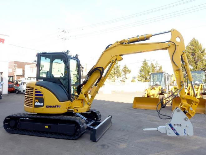 バックホーコマツ PC55MR-5N0  バケット容量0.20m3
