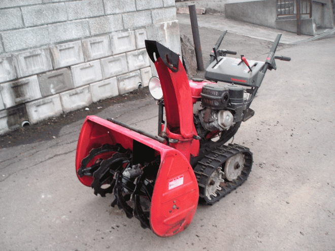 除雪機ホンダ　８馬力除雪機　ＨＳ－870　ガスアシスト　オーガ上下ハンド式