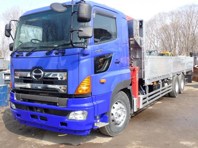 プロフィア4段クレーン＆ラジコン　苫小牧ヤード