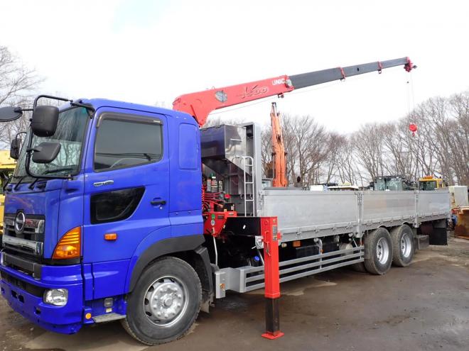 プロフィア4段クレーン＆ラジコン　苫小牧ヤード