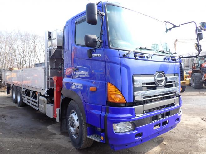 プロフィア4段クレーン＆ラジコン　苫小牧ヤード