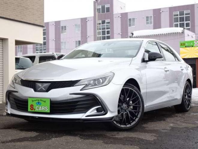 マークX2.5 250G Four 4WD　本州車　保証1年　4WD　ワンオーナー　エスカーズカスタム　フロントリップ　リヤディフューザー　プレシャス/HM-1　19インチアルミ　純正ナビ　ワンセグTV　ドライブレコーダーLDA　ETC　クルーズコントロール 2500