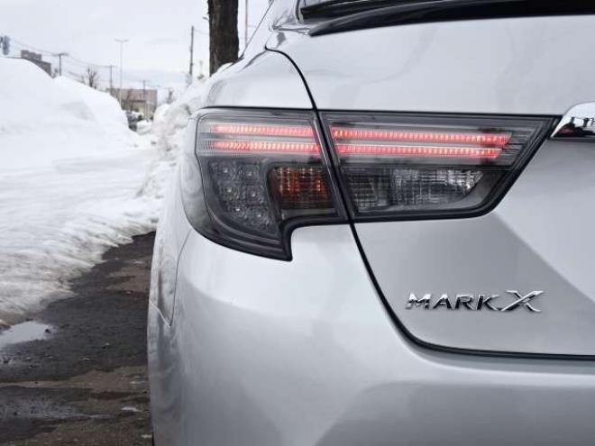 マークX2.5 250G Four 4WD　本州車　保証1年　4WD　ワンオーナー　エスカーズカスタム　フロントリップ　リヤディフューザー　プレシャス/HM-1　19インチアルミ　純正ナビ　ワンセグTV　ドライブレコーダーLDA　ETC　クルーズコントロール 2500