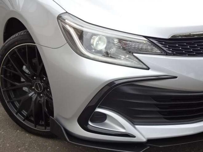 マークX2.5 250G Four 4WD　本州車　保証1年　4WD　ワンオーナー　エスカーズカスタム　フロントリップ　リヤディフューザー　プレシャス/HM-1　19インチアルミ　純正ナビ　ワンセグTV　ドライブレコーダーLDA　ETC　クルーズコントロール 2500