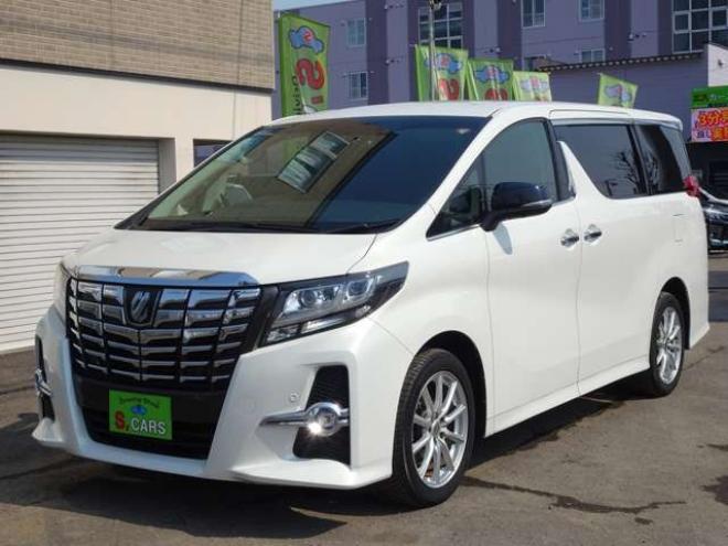 アルファード3.5 SA Cパッケージ 4WD　本州車　保証1年/走行距離無制限　4WD　プリクラッシュセーフティー　3500cc　両側パワースライドドア　パワーバックドア　JBLサウンドシステム　全方位カメラ　メーカーナビ　地デジ　ETC　中古冬タイヤ付属 3500