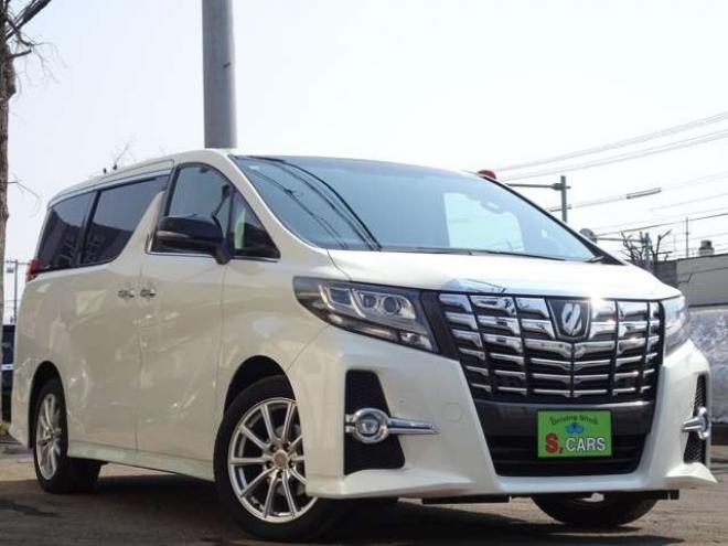 アルファード3.5 SA Cパッケージ 4WD　本州車　保証1年/走行距離無制限　4WD　プリクラッシュセーフティー　3500cc　両側パワースライドドア　パワーバックドア　JBLサウンドシステム　全方位カメラ　メーカーナビ　地デジ　ETC　中古冬タイヤ付属 3500