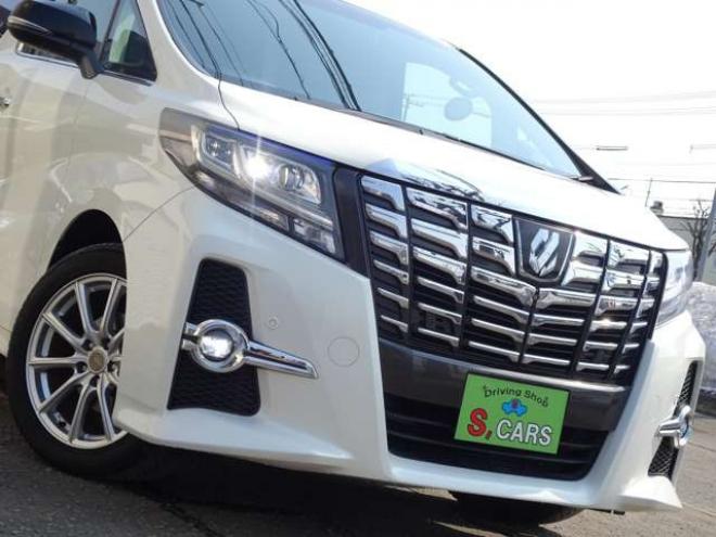 アルファード3.5 SA Cパッケージ 4WD　本州車　保証1年/走行距離無制限　4WD　プリクラッシュセーフティー　3500cc　両側パワースライドドア　パワーバックドア　JBLサウンドシステム　全方位カメラ　メーカーナビ　地デジ　ETC　中古冬タイヤ付属 3500