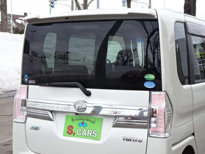 タントカスタム RS トップエディション SAII 4WD　保証1年/走行距離無制限　4WD　ワンオーナー　衝突軽減ブレーキシステム　両側パワースライドドア　純正ナビ　地デジ　バックカメラ　HDMI入力　純正エンジンスターター　LEDヘッドライト　ハーフレザーシート 660