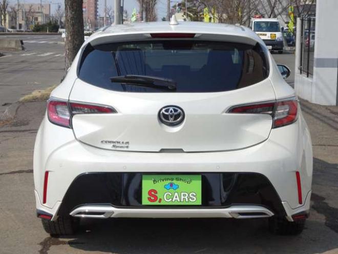 カローラスポーツ 1.2 G Z 4WD　保証1年/走行距離無制限　4WD　トヨタセーフティセンス　　TRDエアロ 純正9インチナビ 地デジ バックカメラ ブラインドスポットモニター　ヘッドアップディスプレイ　ハーフレザー　ステアリングヒーター 冬タイヤ付 1200