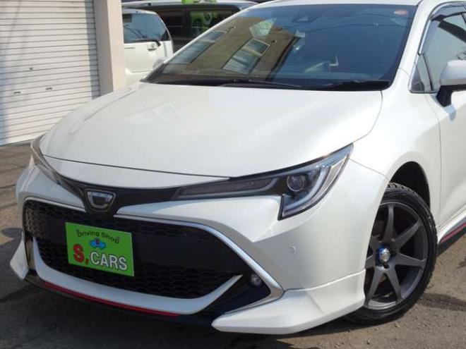 カローラスポーツ 1.2 G Z 4WD　保証1年/走行距離無制限　4WD　トヨタセーフティセンス　　TRDエアロ 純正9インチナビ 地デジ バックカメラ ブラインドスポットモニター　ヘッドアップディスプレイ　ハーフレザー　ステアリングヒーター 冬タイヤ付 1200