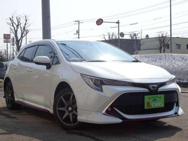 カローラスポーツ 1.2 G Z 4WD　保証1年/走行距離無制限　4WD　トヨタセーフティセンス　　TRDエアロ 純正9インチナビ 地デジ バックカメラ ブラインドスポットモニター　ヘッドアップディスプレイ　ハーフレザー　ステアリングヒーター 冬タイヤ付 1200