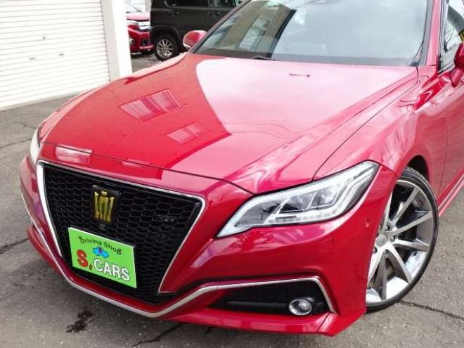 クラウンハイブリッド 2.5 RS アドバンス Four 4WD　保証付2年/走行距離無制限　4WD　ローダウン　クレンツェ20AW　サンルーフ BCM セーフティセンスLEDヘッドライト　メーカーナビ　全方位カメラ　純正エンジンスターター ハーフレザーシート　デジタルインナーミラー 2500