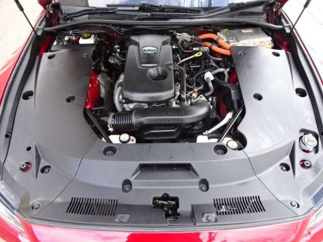 クラウンハイブリッド 2.5 RS アドバンス Four 4WD　保証付2年/走行距離無制限　4WD　ローダウン　クレンツェ20AW　サンルーフ BCM セーフティセンスLEDヘッドライト　メーカーナビ　全方位カメラ　純正エンジンスターター ハーフレザーシート　デジタルインナーミラー 2500