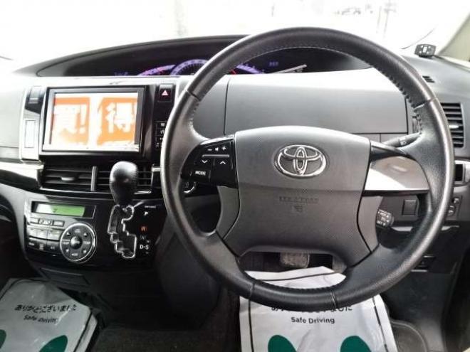 エスティマ3.5 アエラス 4WD　本州車 保証1年/走行距離無制限 4WD　3500cc　両側パワースライドドア　純正ナビ　地デジ　バックカメラ　Bluetooth接続　純正HID　18インチAW　ビルトインETC　ダウンサス　7人乗り 3500