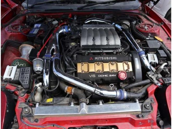 GTO3.0 ツインターボ 4WD　ワンオフボディ・車高調・Tベル済み 3000