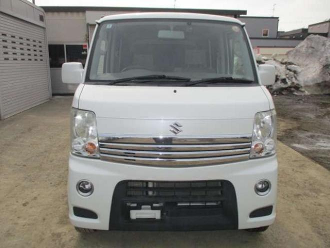 エブリィワゴン PZターボ 4WD　R9/2・ターボ・ナビ・TV・キーレス・左パワースライドドア・タイミングチェーン式 660