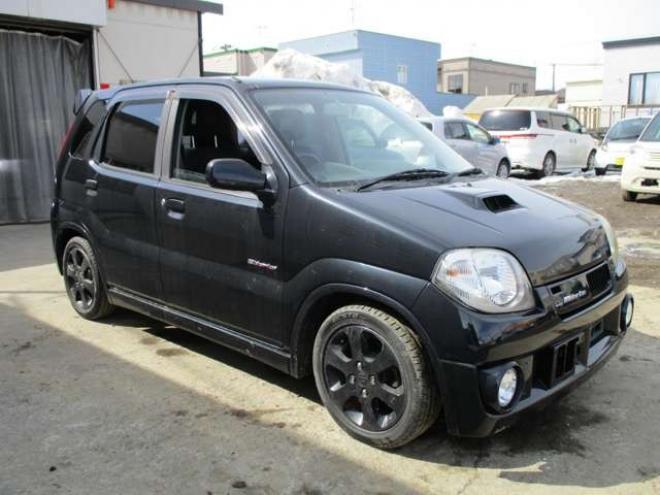 Keiワークス 4WD　ターボ・9.6万キロ・タイミングチェーン・キーレス・社外マフラー 660