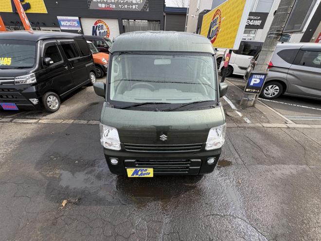 エブリィEVERY 4WD JOIN TURBO　寒冷地仕様 　リアヒーター　TURBO フォグランプ　フルセグナビBluetooth　ETC　AUTOライト　　バイザー　スタットレス　エンジンオイル交換　　ATF交換 4WD 660 ５Dr