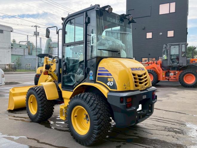 ホイールローダコマツ　未使用　WA40-8　ワンタッチバケツ　建機