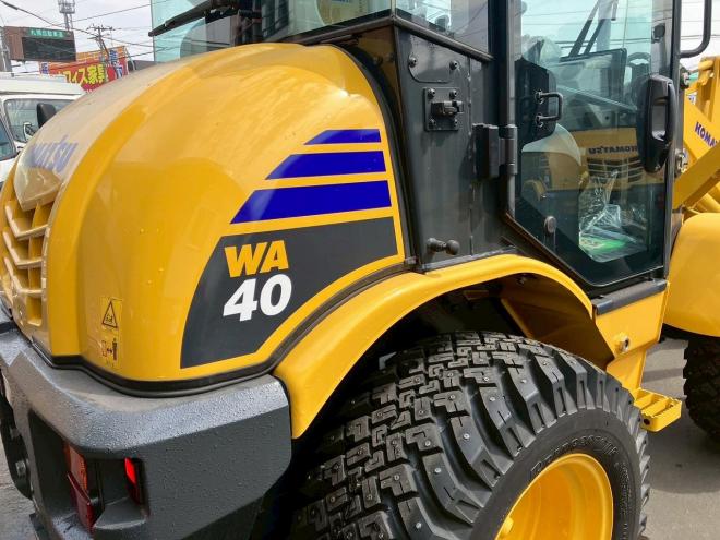 ホイールローダコマツ　未使用　WA40-8　ワンタッチバケツ　建機