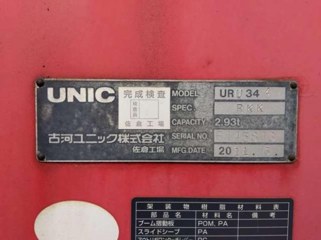 フォワードクレーン付　PDG-FRS90S1 古河ユニック　 4WD 5190