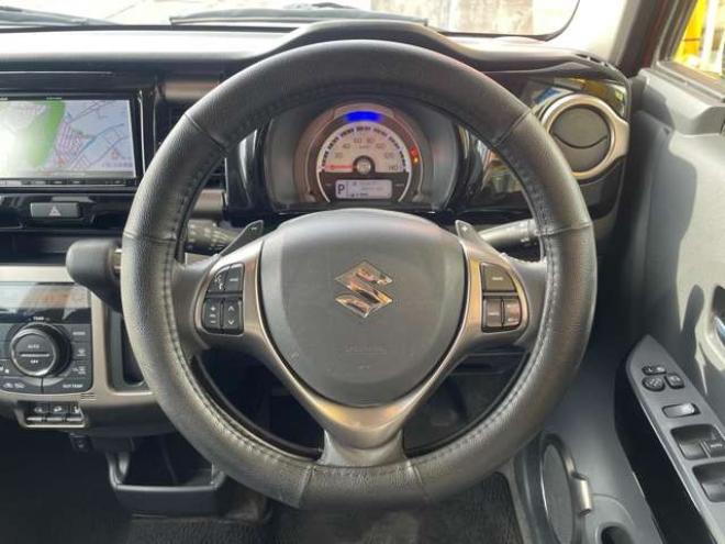 ハスラーJスタイルIIターボ 4WD　1年走行距離無制限保証付/Bluetooth/ナビ・フルセグTV/バックカメラ/前席シートヒーター/ハーフレザーシート/LEDフォグライト/HIDヘッドライト/ホワイトルーフ/特別仕様車/車検整備2年付き/法定整備/修復歴無 660