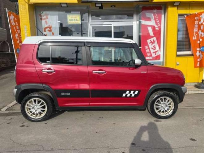 ハスラーJスタイルIIターボ 4WD　1年走行距離無制限保証付/Bluetooth/ナビ・フルセグTV/バックカメラ/前席シートヒーター/ハーフレザーシート/LEDフォグライト/HIDヘッドライト/ホワイトルーフ/特別仕様車/車検整備2年付き/法定整備/修復歴無 660