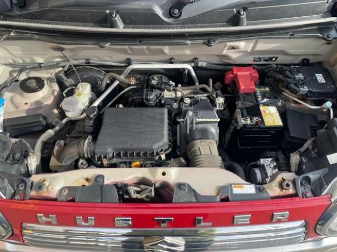 ハスラーJスタイルIIターボ 4WD　1年走行距離無制限保証付/Bluetooth/ナビ・フルセグTV/バックカメラ/前席シートヒーター/ハーフレザーシート/LEDフォグライト/HIDヘッドライト/ホワイトルーフ/特別仕様車/車検整備2年付き/法定整備/修復歴無 660