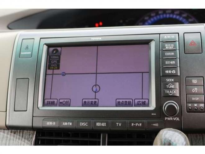 エスティマハイブリッド2.4 G レザーパッケージ 4WD　検2年　バックカメラ　パワーバックドア　左後オートステップ　ETC　自社　ローンカノウ 2400