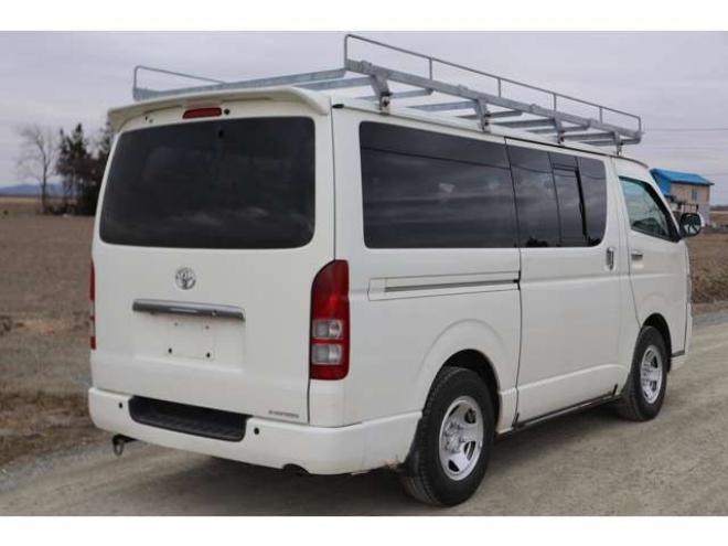 ハイエースバン2.5 スーパーGL ロング ディーゼルターボ 4WD　検1年　ツインバッテリー　黒シートカバー 2500