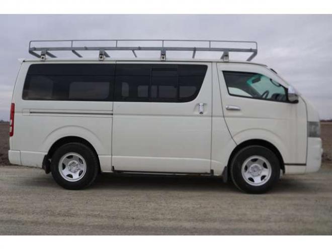 ハイエースバン2.5 スーパーGL ロング ディーゼルターボ 4WD　検1年　ツインバッテリー　黒シートカバー 2500