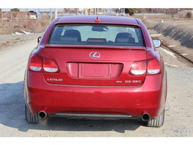 レクサスGS 350 4WD　検二年　3R1レッドカラーバックモニター　クルコン　エンスタ　フルセグ　社外マフラー　ローダウン　ETC 本革シートカバー　社外ホイール　自社　ローンカノウ 3500