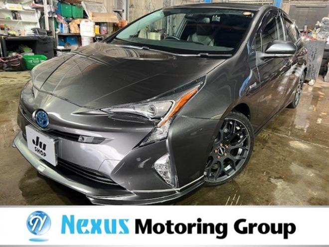 プリウス1.8 A プレミアム ツーリングセレクション E-Four 4WD　TRDスポイラー・18インチAW・純正8型ナビ・エンジンスターター・ドライブレコーダー・アダプティブクルーズコントロール・パワーシート・ETC・1500W給電・車検令和9年7月・寒冷地仕様車 1800