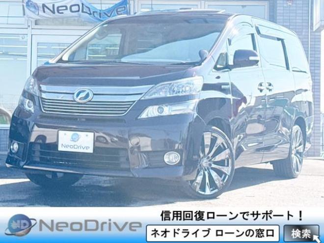 ヴェルファイアハイブリッド2.4X 4WD　ローンが不安な方＜優遇ローン＞　本州仕入　サンルーフ　社外20AW　両側パワスラ 4WD 2400 5Dr