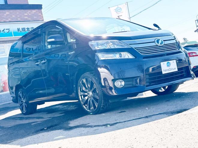 ヴェルファイアハイブリッド2.4X 4WD　ローンが不安な方＜優遇ローン＞　本州仕入　サンルーフ　社外20AW　両側パワスラ 4WD 2400 5Dr