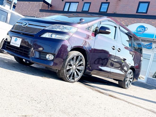 ヴェルファイアハイブリッド2.4X 4WD　ローンが不安な方＜優遇ローン＞　本州仕入　サンルーフ　社外20AW　両側パワスラ 4WD 2400 5Dr