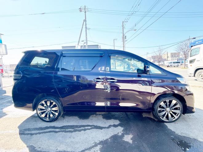 ヴェルファイアハイブリッド2.4X 4WD　ローンが不安な方＜優遇ローン＞　本州仕入　サンルーフ　社外20AW　両側パワスラ 4WD 2400 5Dr