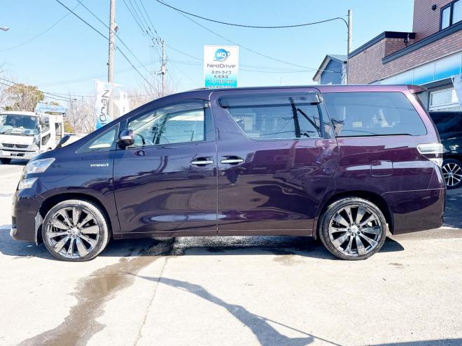 ヴェルファイアハイブリッド2.4X 4WD　ローンが不安な方＜優遇ローン＞　本州仕入　サンルーフ　社外20AW　両側パワスラ 4WD 2400 5Dr