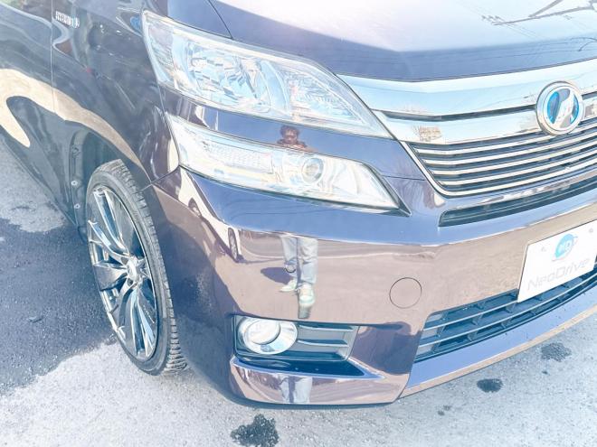 ヴェルファイアハイブリッド2.4X 4WD　ローンが不安な方＜優遇ローン＞　本州仕入　サンルーフ　社外20AW　両側パワスラ 4WD 2400 5Dr