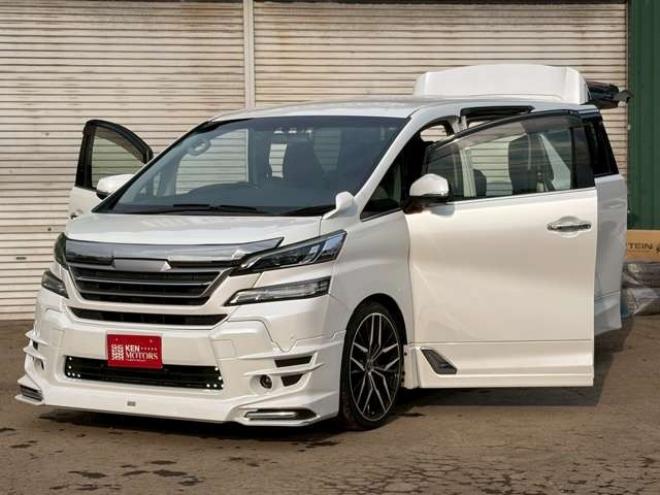 ヴェルファイア2.5 Z 4WD　純正ナビ　TRDエアロ　両側パワスラ　バックカメラ　社外アルミホイール　ETC　車高調　パワステ　パワーウィンドウ　キーレスエントリー　ABS　盗難防止装置　横滑り防止装置　エアコン　3列シート 2500