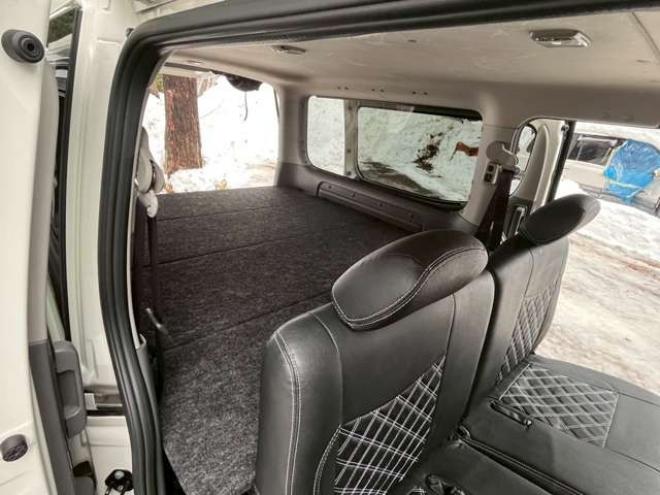 キャラバンNV350 2.5 プレミアムGX ロングボディ ディーゼルターボ 4WD　エンジンスターター　社外11インチナビ　バックカメラ　ETC　ワンオーナー　左側電動スライドドア　社外アルミ　パワーウィンドウ　パワステ　後席モニター　ABS　キーレスエントリー　衝突被害軽減ブレーキ 2500