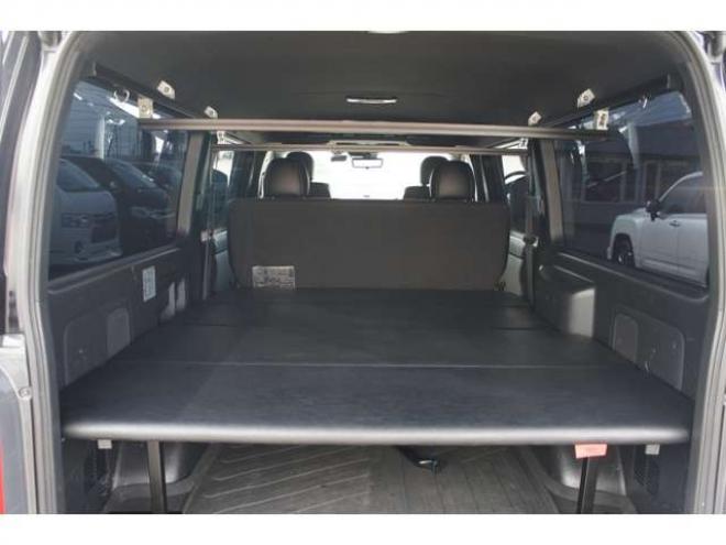 ハイエースバン2.8 スーパーGL ダークプライムII ロングボディ ディーゼルターボ 4WD　415COBRA　クリーンルック3Fスポ&BY2ボンネット&ステージ2ルーフスポ&バッドラッカーIII17インチAW&フラットベッドキット　ヨコハマPARADA17インチ　デジタルインナー　パノラマモニター　両側パワースライドドア 2800