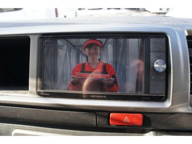 ハイエース2.7 GL ロング ミドルルーフ 4WD　社外メモリーナビTV　バックカメラ　ワークエクストラップ17インチアルミ　415コブラフロントスポイラー　パワースライドドア　LEDヘッドライト　Wエアバック　スマートキー　AC100V 2700