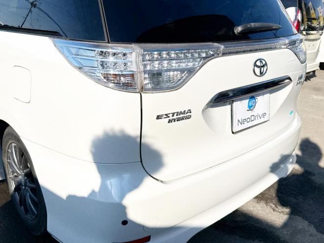 エスティマハイブリッドハイブリッド2.4X 4WD　ローンが不安な方＜優遇ローン＞　本州仕入　寒冷地仕様 フルエアロ　社外ナビ 4WD 2400 5Dr