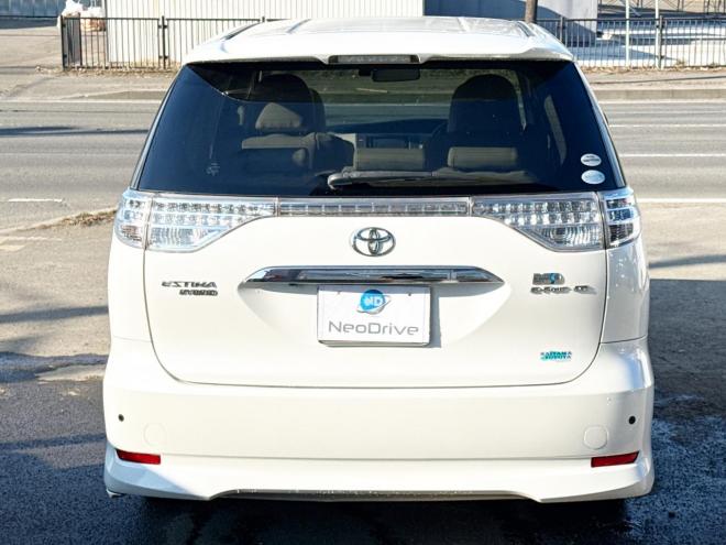 エスティマハイブリッドハイブリッド2.4X 4WD　ローンが不安な方＜優遇ローン＞　本州仕入　寒冷地仕様 フルエアロ　社外ナビ 4WD 2400 5Dr