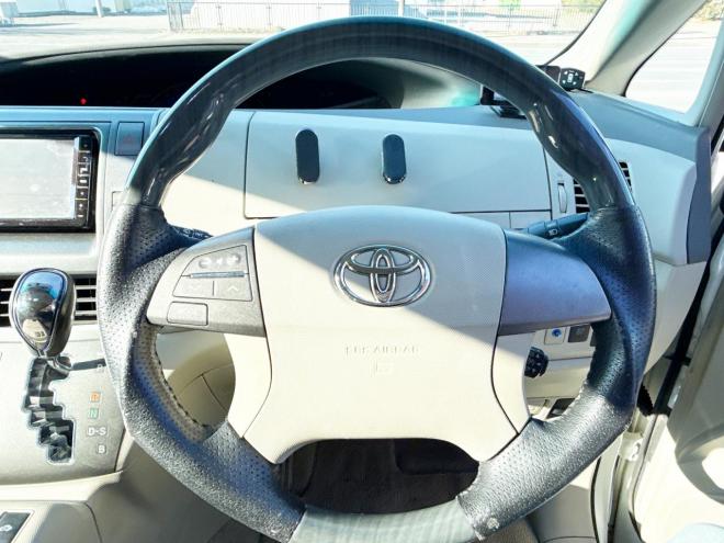 エスティマハイブリッドハイブリッド2.4X 4WD　ローンが不安な方＜優遇ローン＞　本州仕入　寒冷地仕様 フルエアロ　社外ナビ 4WD 2400 5Dr