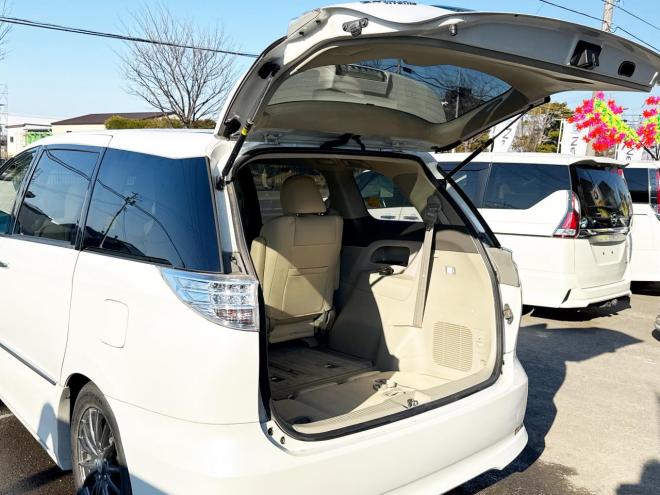 エスティマハイブリッドハイブリッド2.4X 4WD　ローンが不安な方＜優遇ローン＞　本州仕入　寒冷地仕様 フルエアロ　社外ナビ 4WD 2400 5Dr