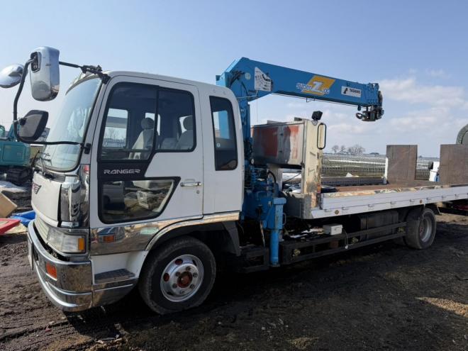 クルージングレンジャー車検付き！スライドセルフローダー 増トン ５段ラジコンクレーン 